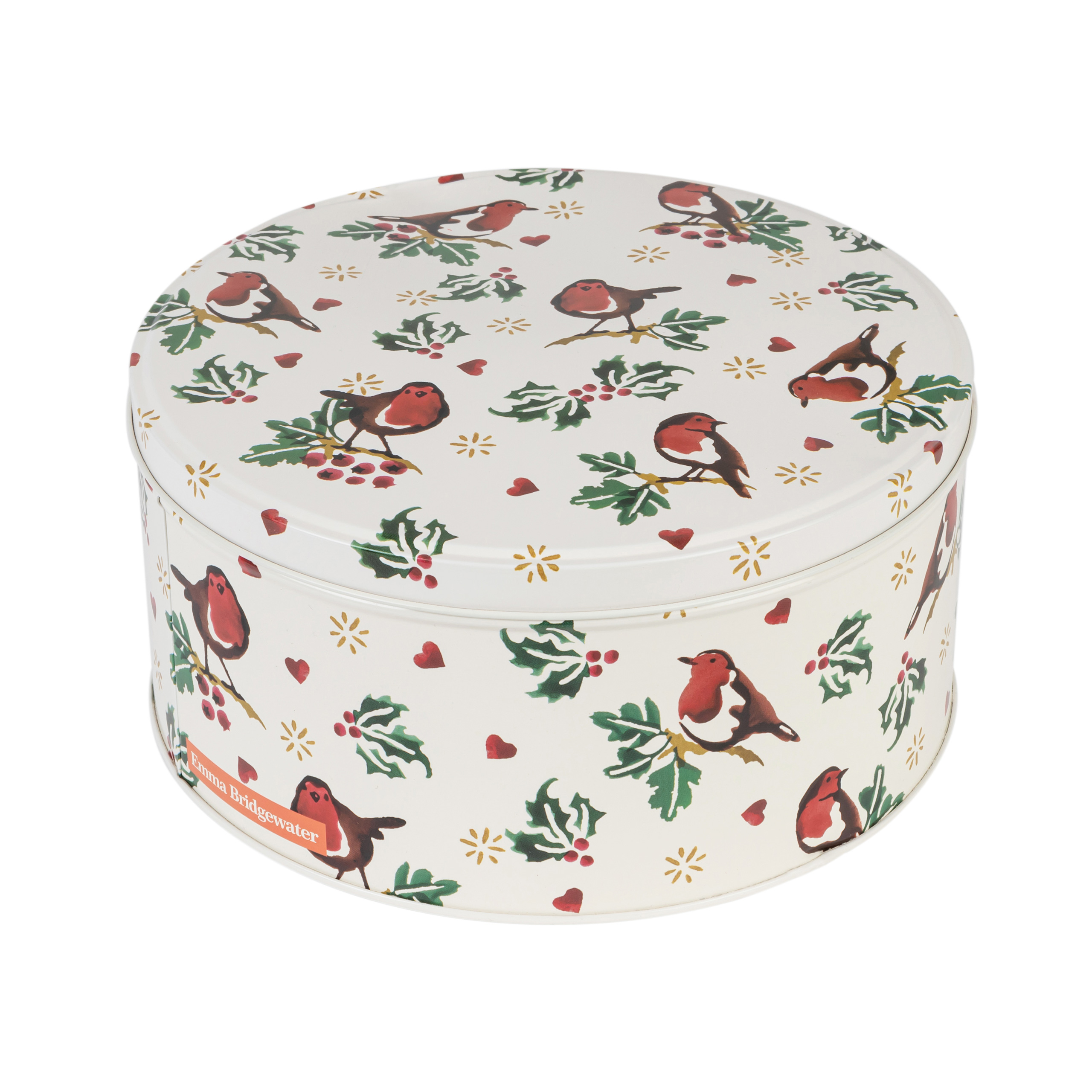 Robin Square Biscuit Tin
