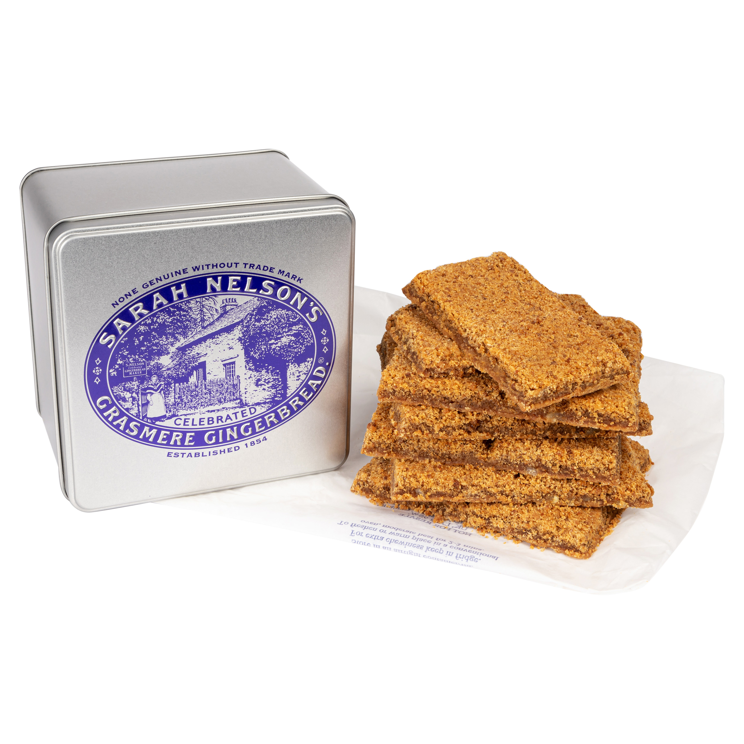 Twelve Pieces of Grasmere Gingerbread® in Presentation Tin | Grasmere 