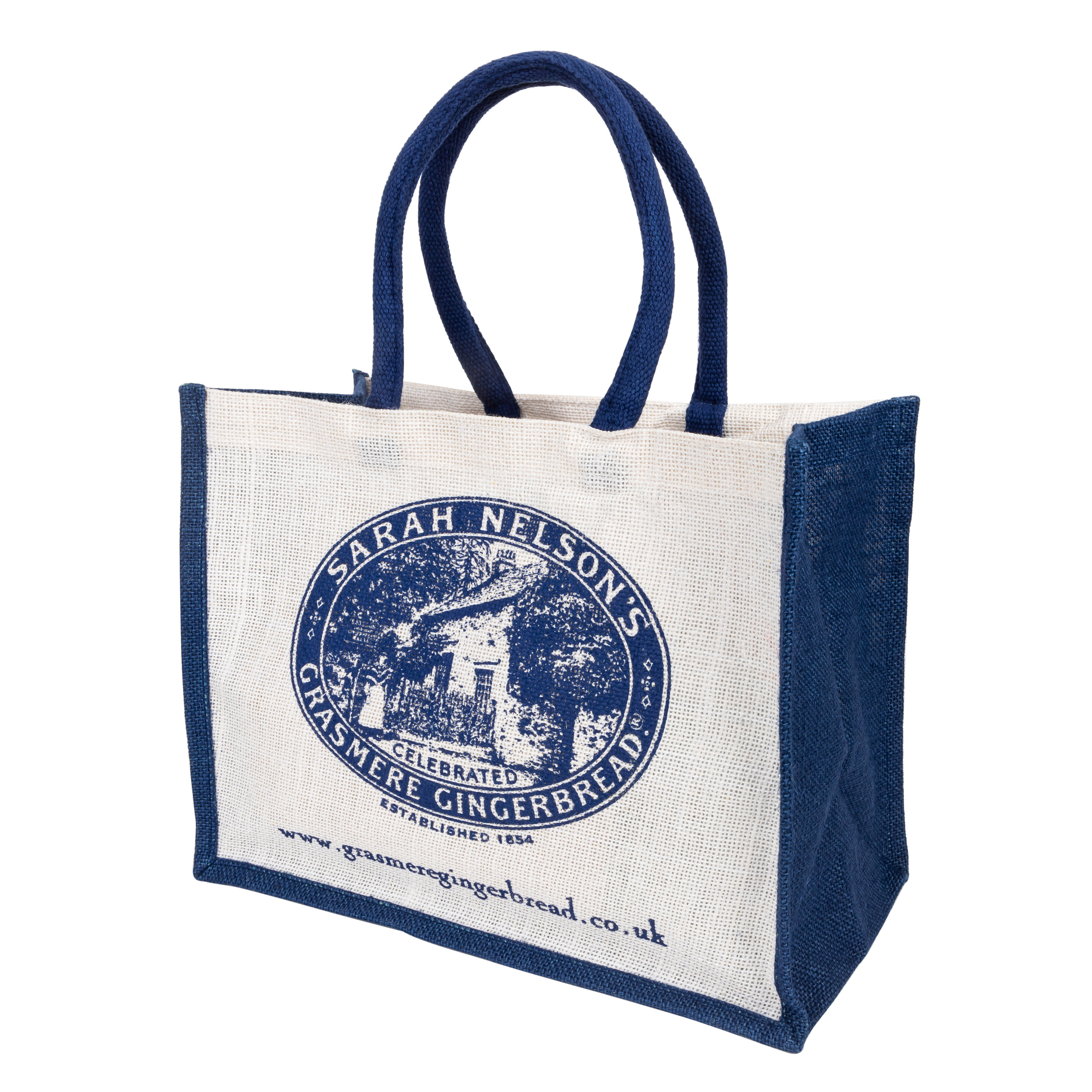 Sarah Nelson's Grasmere Gingerbread® Jute Shopper Bag | Grasmere ...